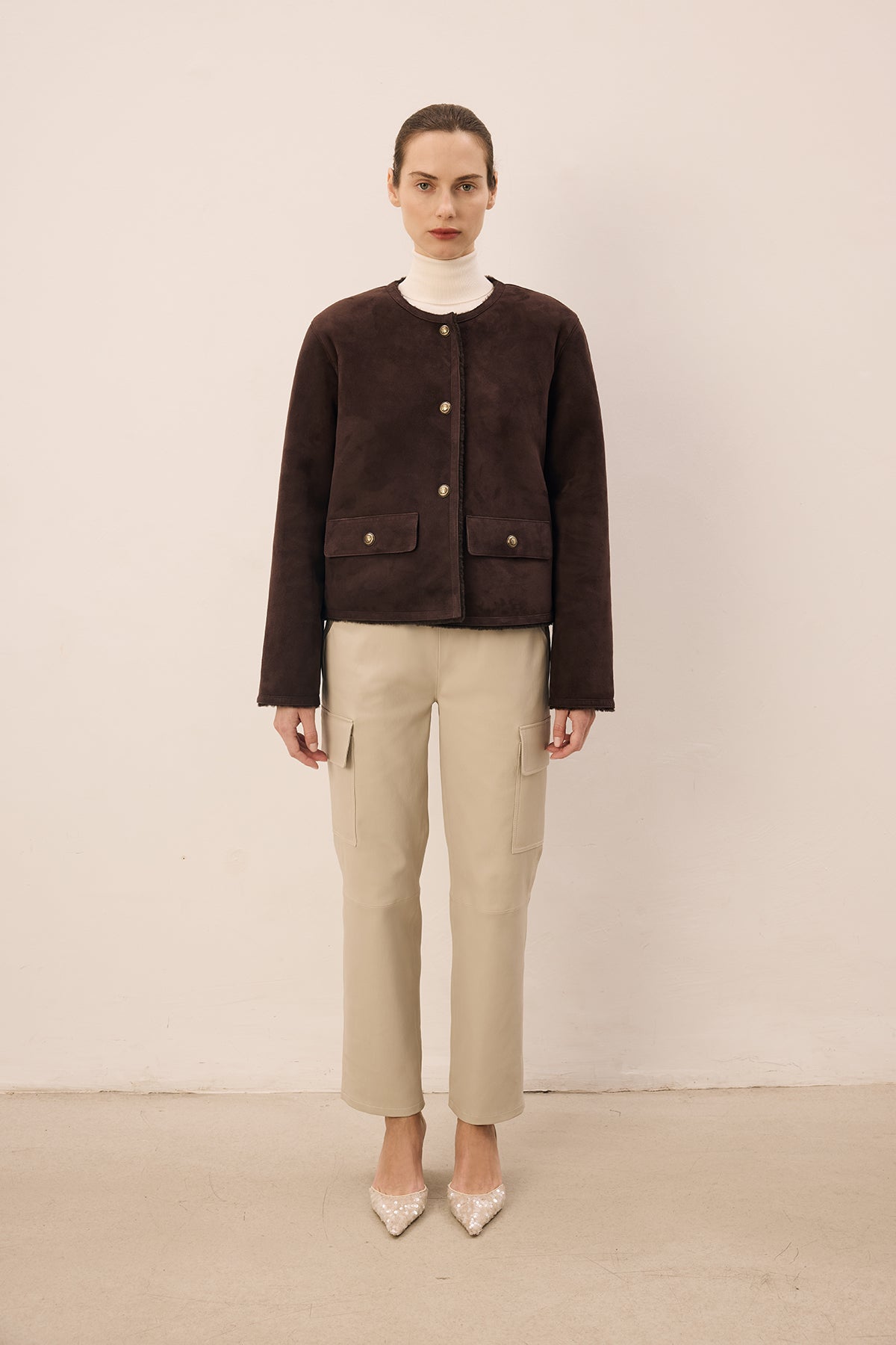 Aria Dark Brown Midi Coat