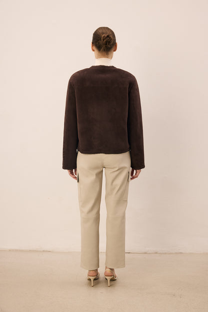 Aria Dark Brown Midi Coat