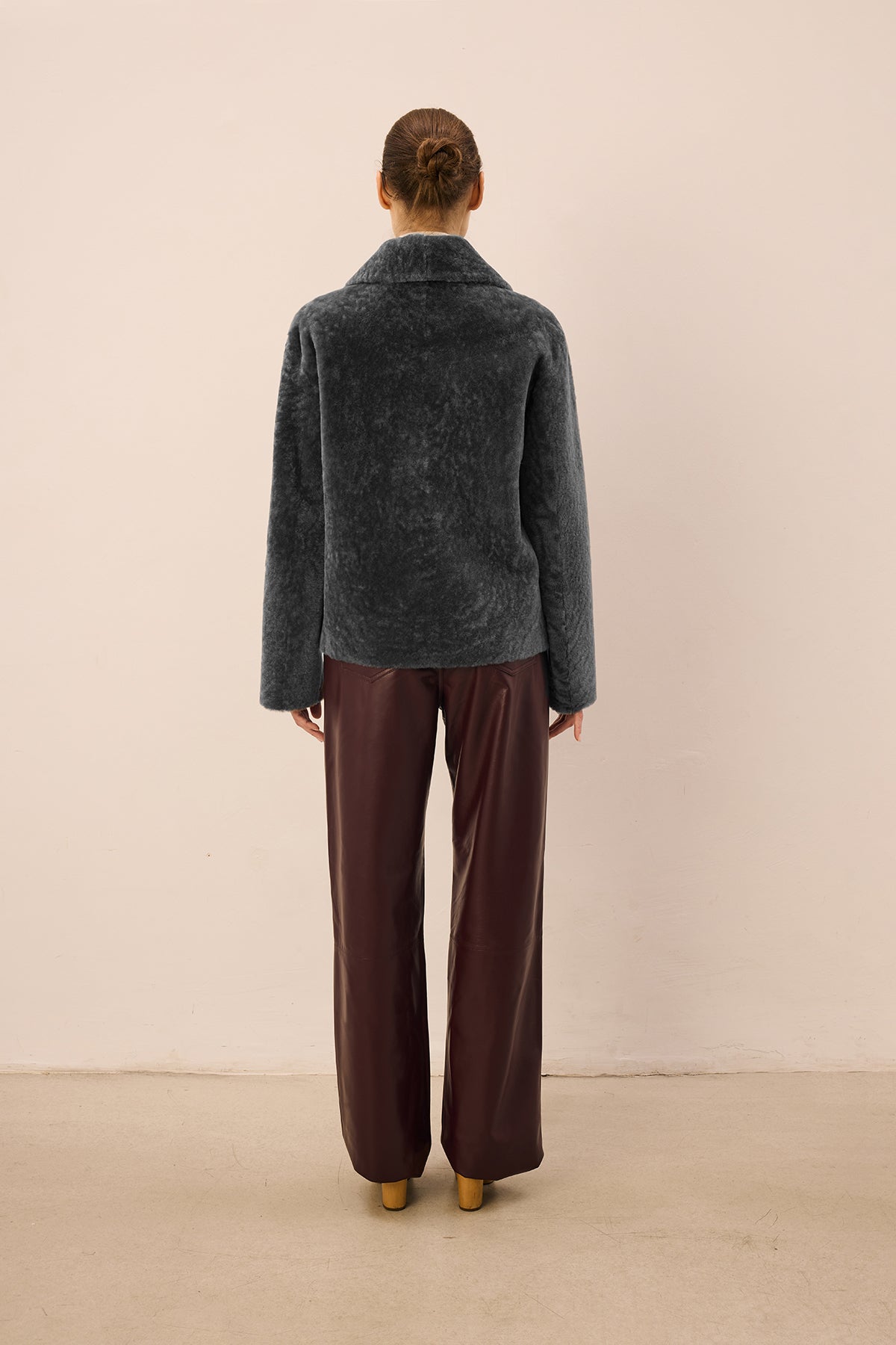 Aubade Grigio Collared Jacket