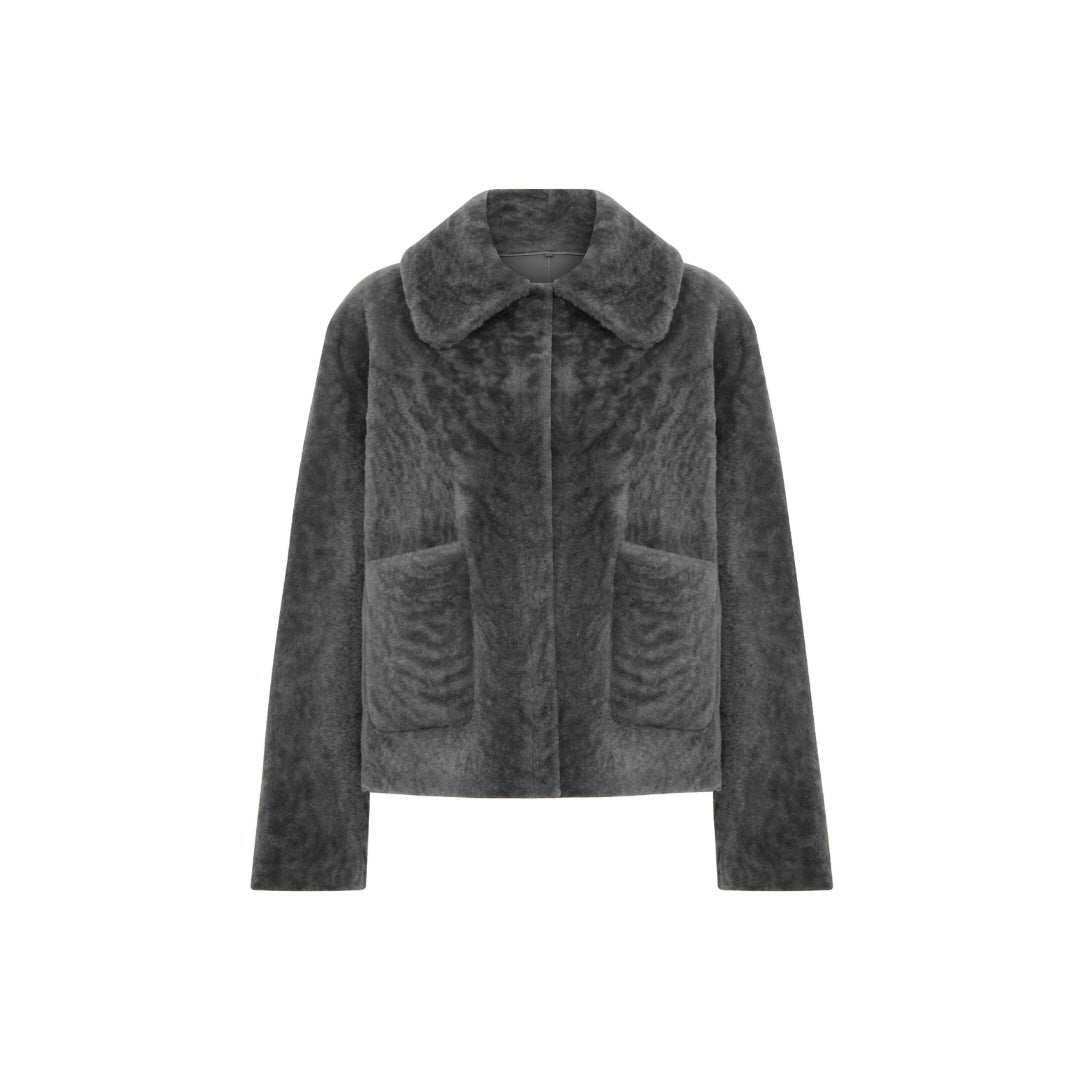 Aubade Grigio Collared Jacket