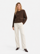 Aria Dark Brown Midi Coat