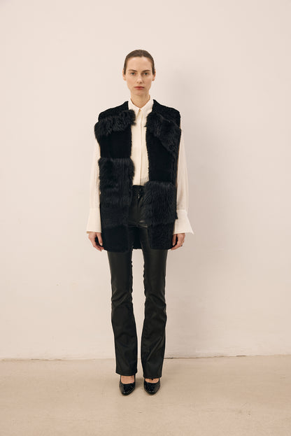 Dolce Black Long Vest