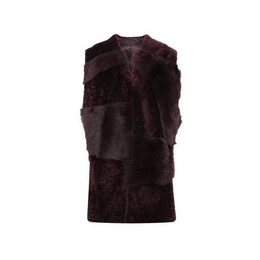 Dolce Burgundy Long Vest