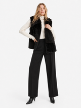 Dolce Black Long Vest