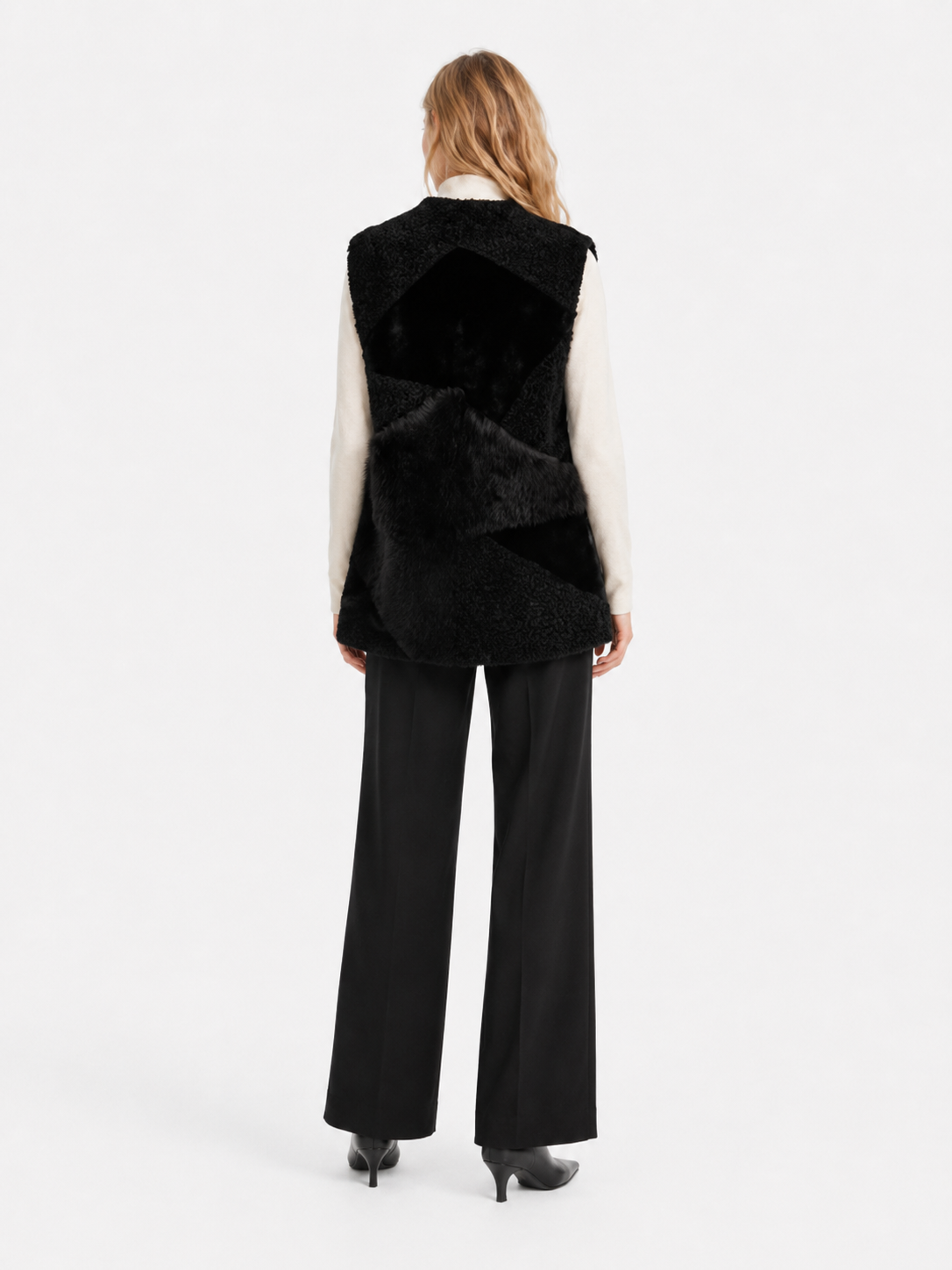 Dolce Black Long Vest