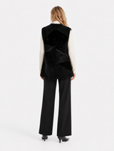Dolce Black Long Vest