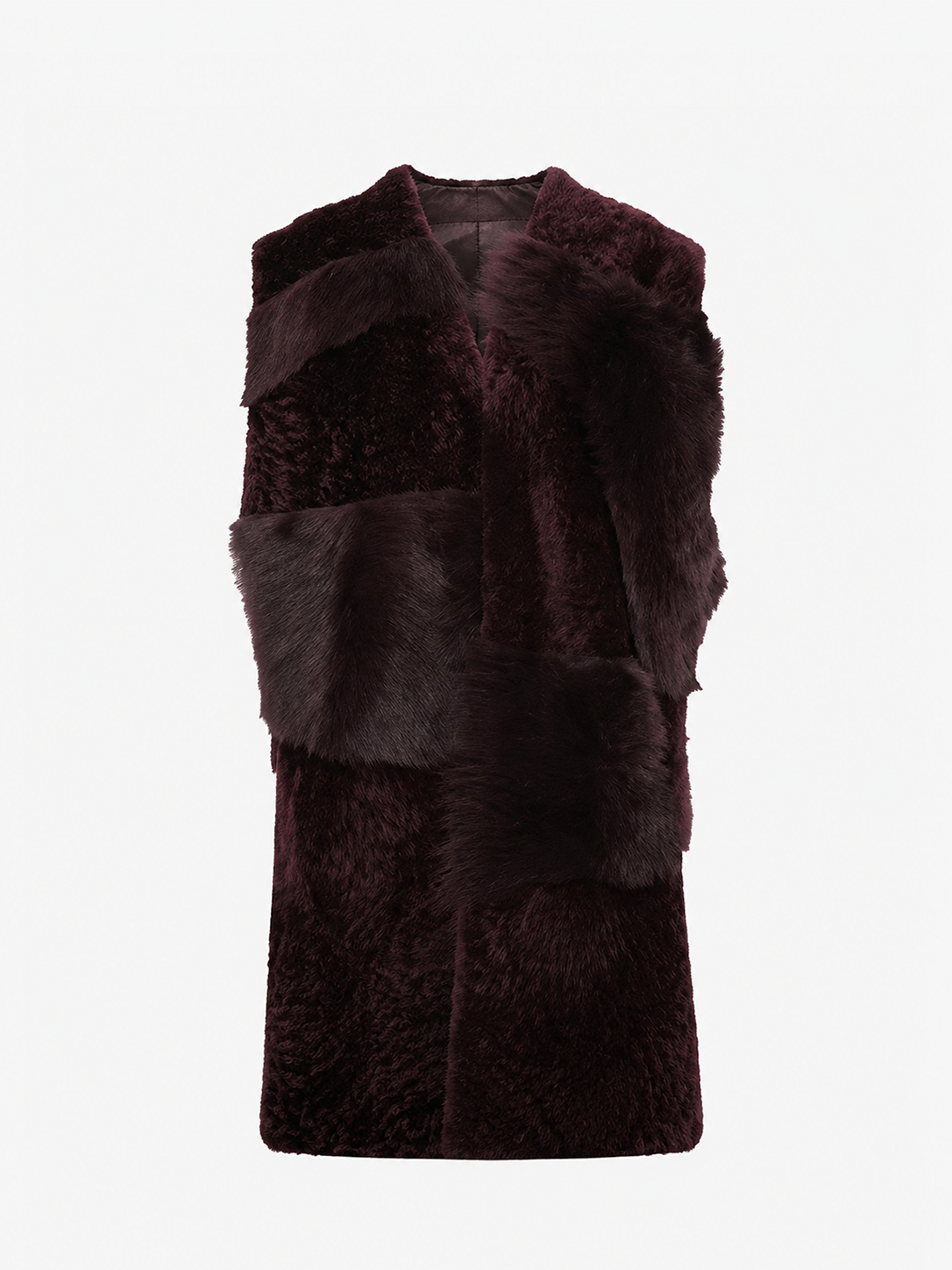 Dolce Burgundy Long Vest