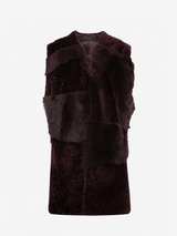 Dolce Burgundy Long Vest
