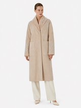 Ilda Long Beige Long Coat