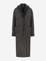 Ilda Long Grigio Long Coat