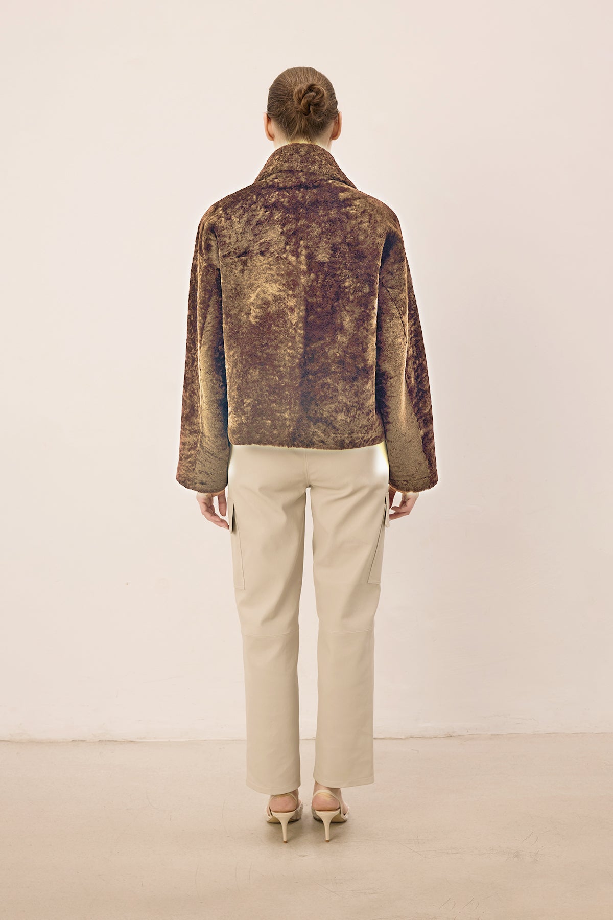 Legato Tortora Cropped Jacket