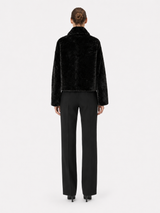 Legato Black Cropped Jacket