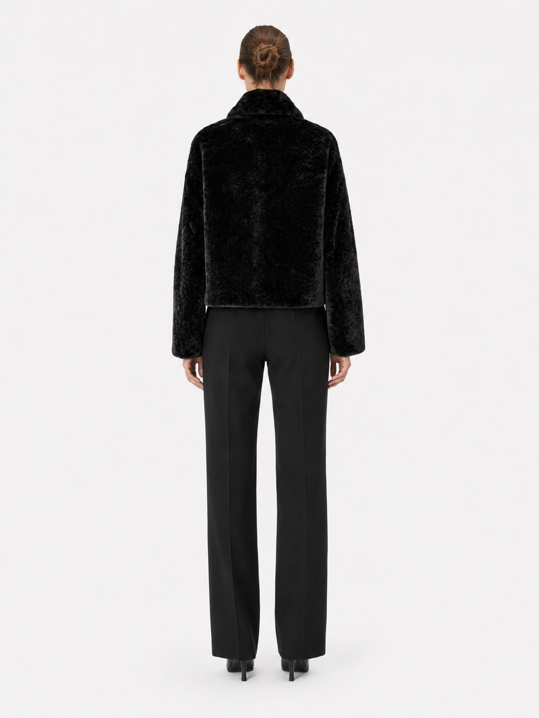 Legato Black Cropped Jacket