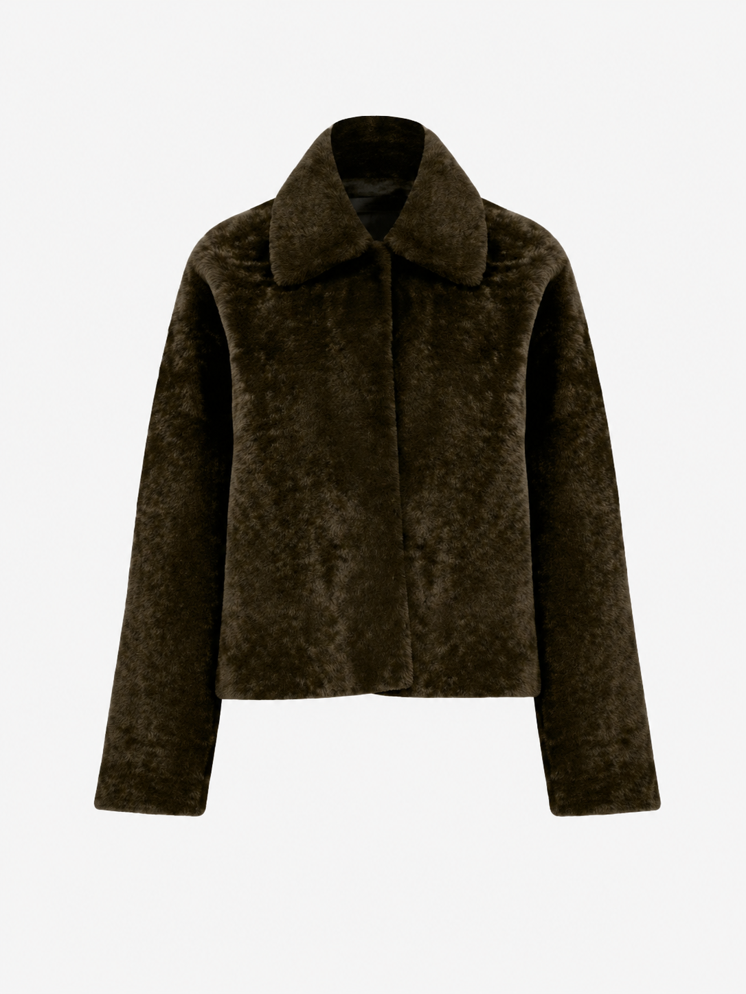 Legato Dark Brown Cropped Jacket