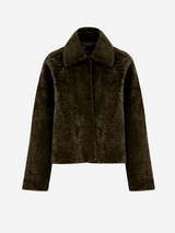 Legato Dark Brown Cropped Jacket