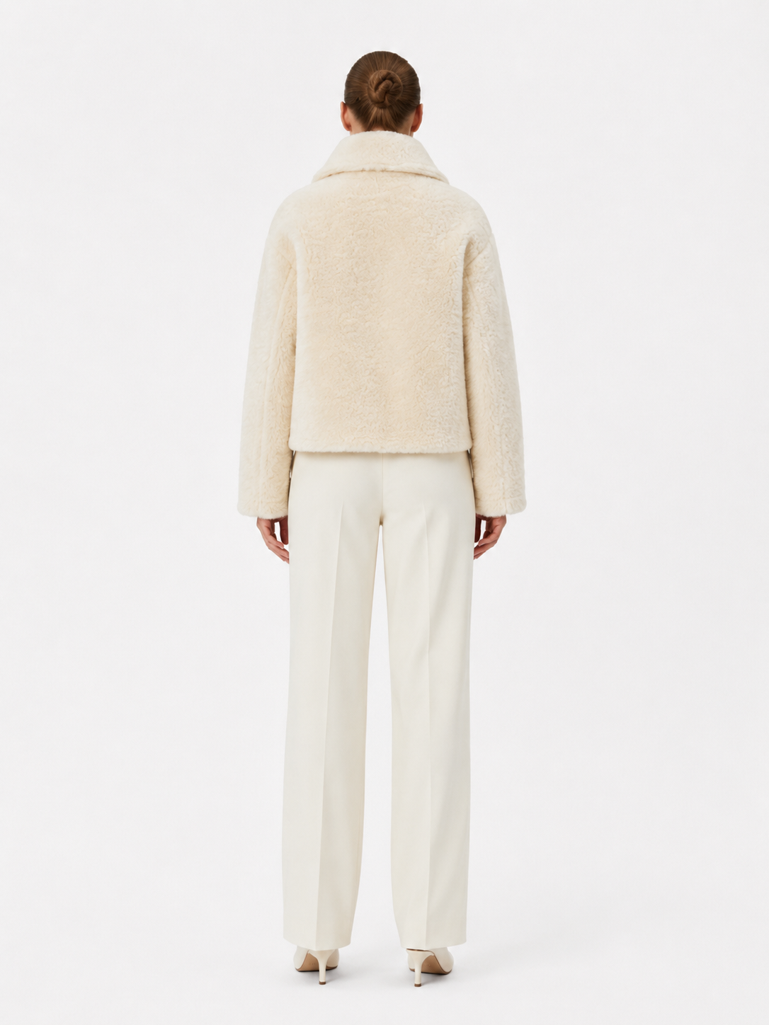 Legato Ivory Cropped Jacket