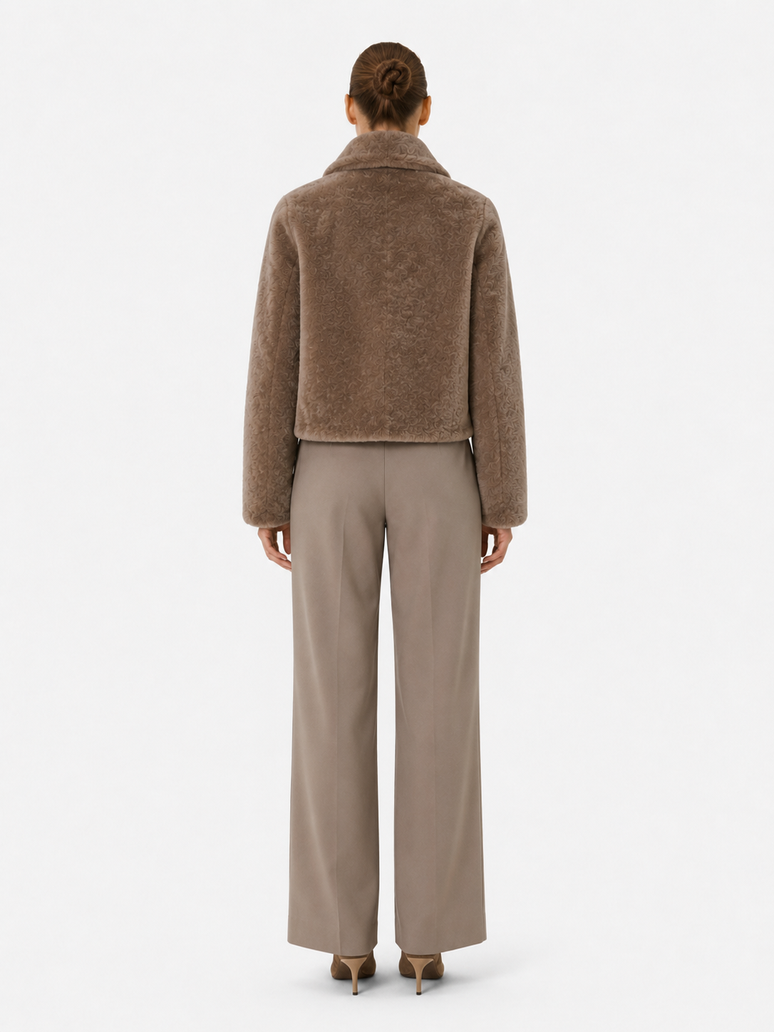 Legato Tortora Cropped Jacket