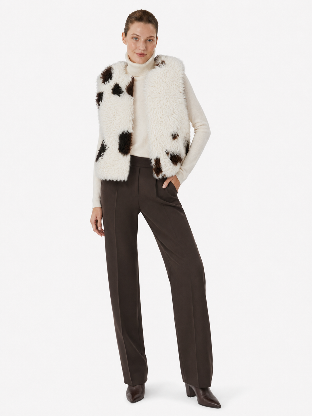 Melisima Natural Spotted Vest