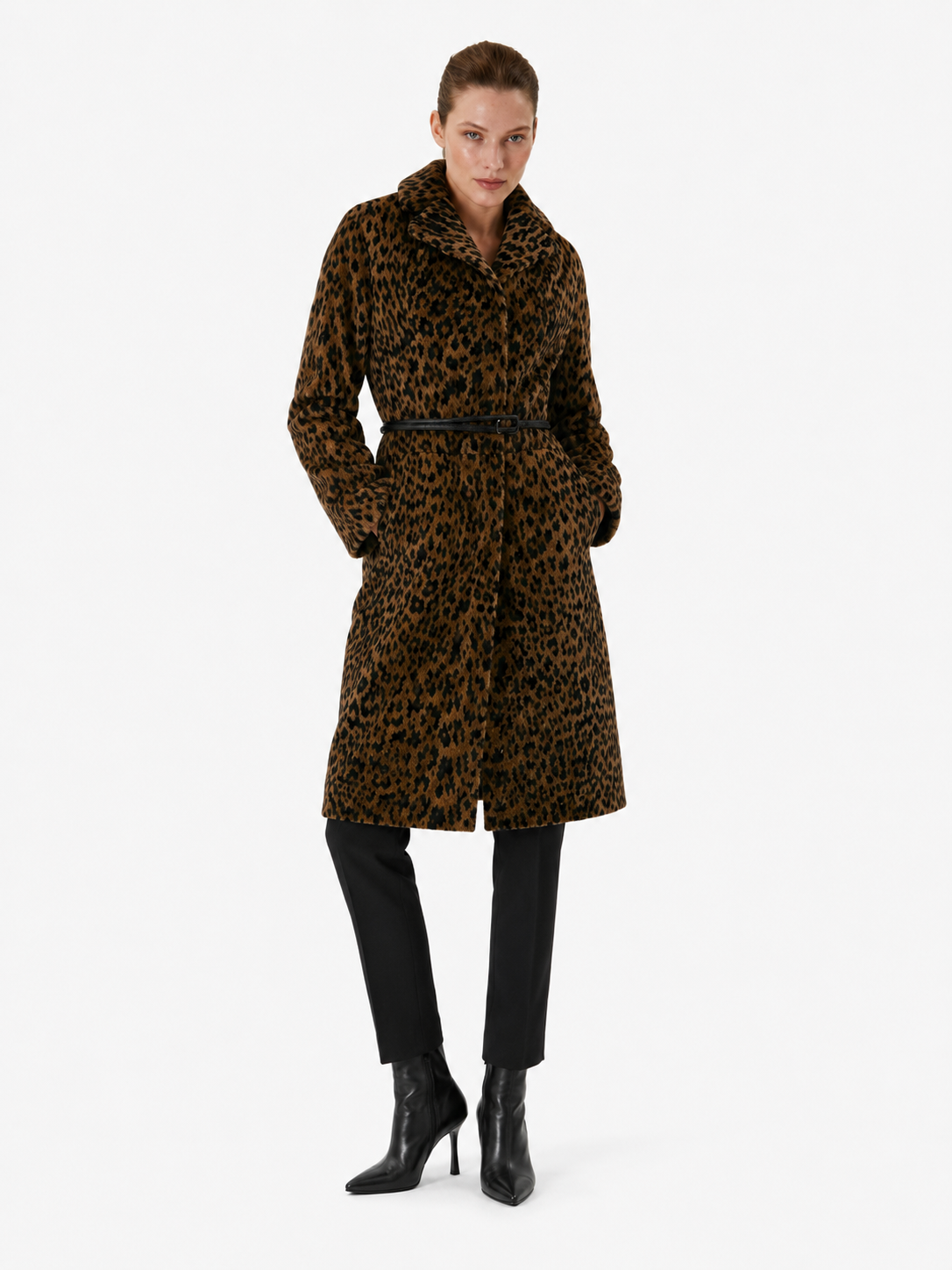 Melody Cinnamon/Leo Midi Coat