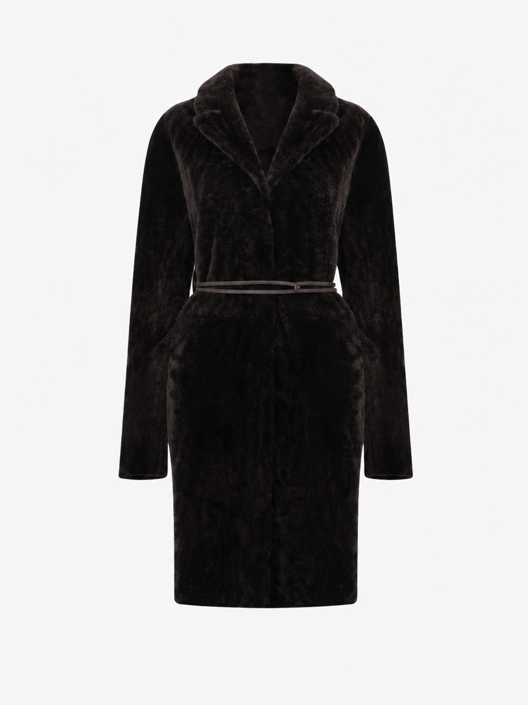 Melody Dark Brown Midi Coat