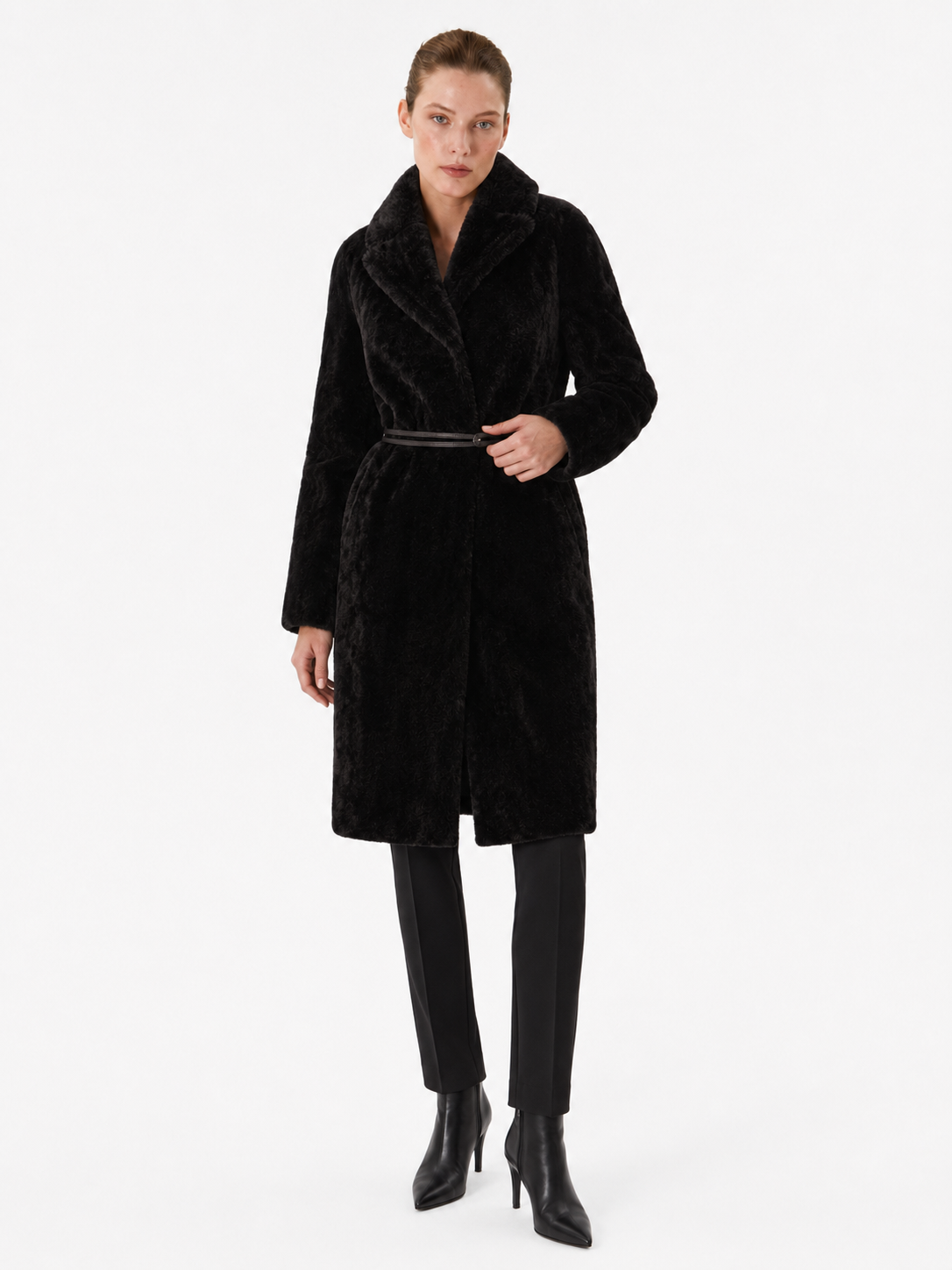 Melody Dark Brown Midi Coat