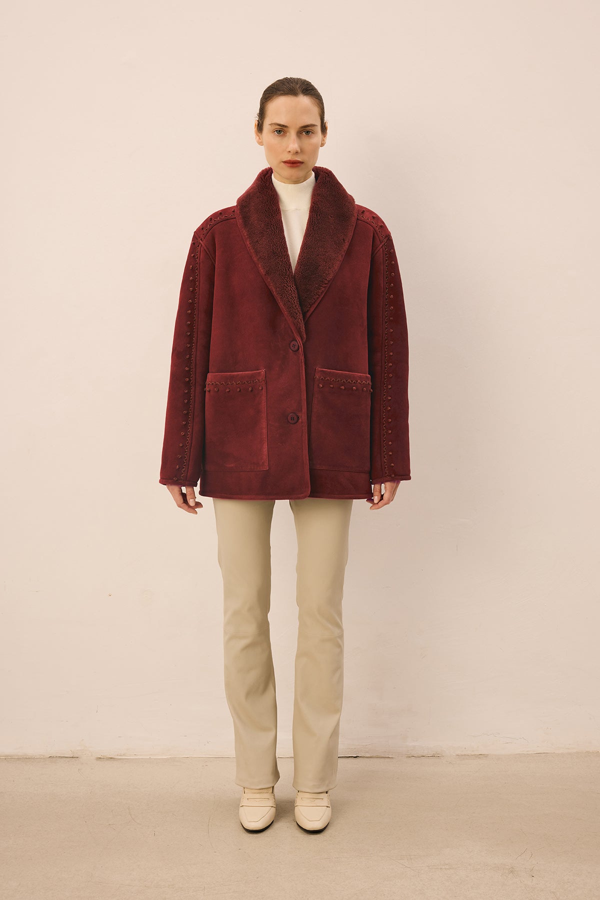 Toccata Burgundy Coat