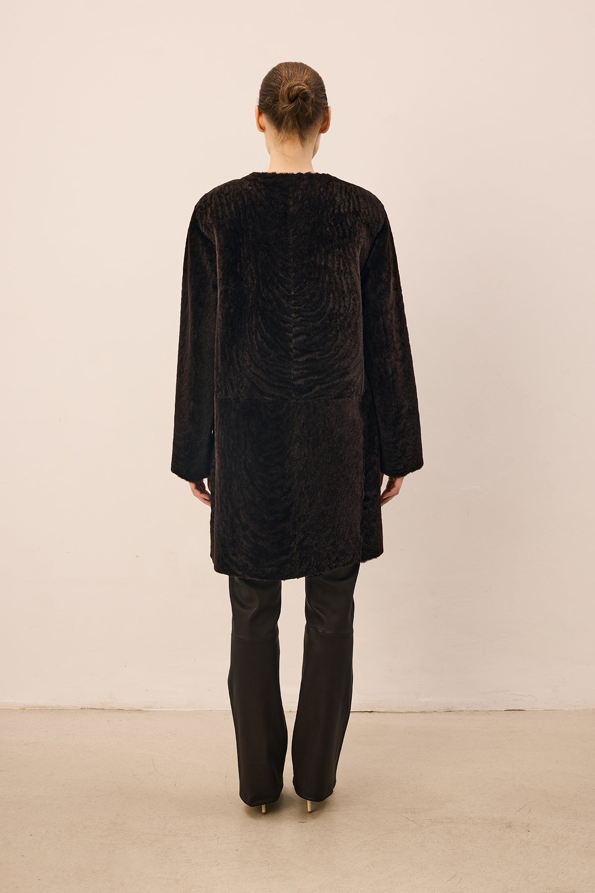 Vivage Dark Brown Midi Coat