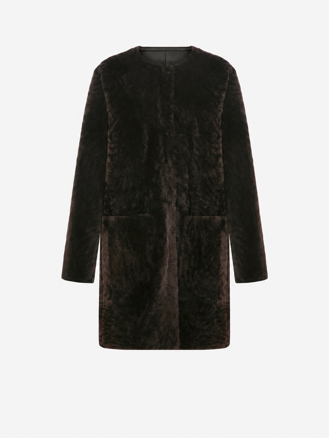 Vivage Dark Brown Midi Coat