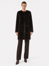Vivage Dark Brown Midi Coat