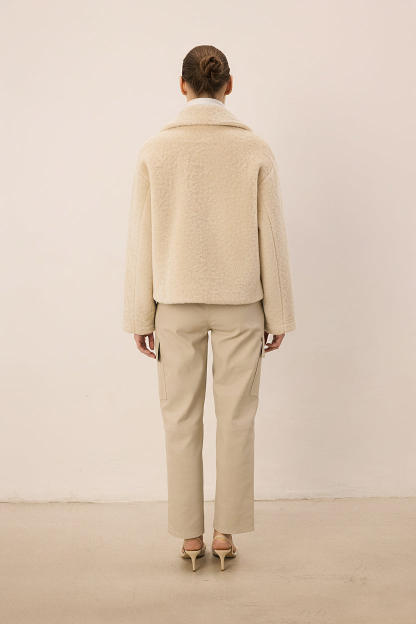 Legato Ivory Cropped Jacket