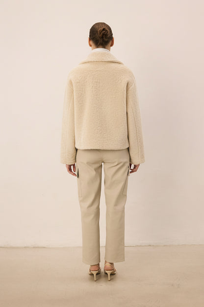 Legato Ivory Cropped Jacket